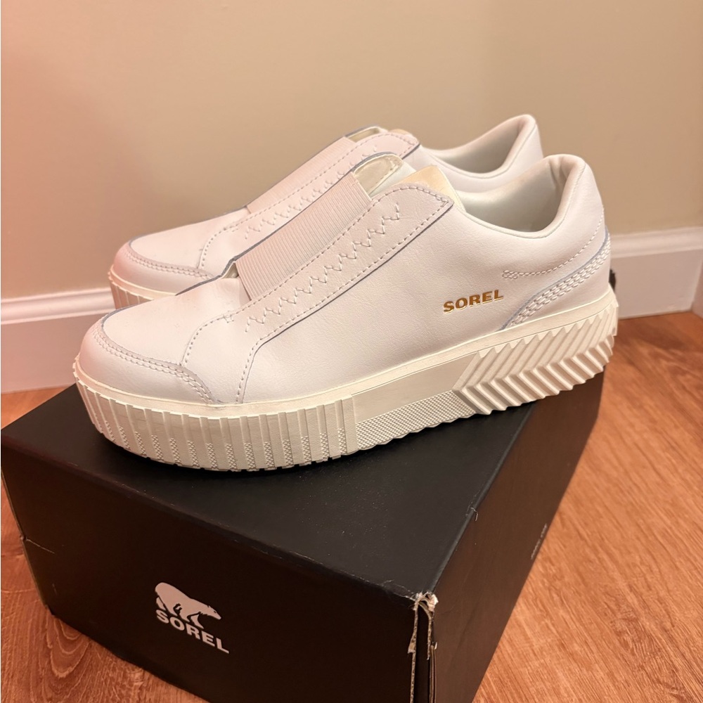 Sorel Cream Slip-On Shoes